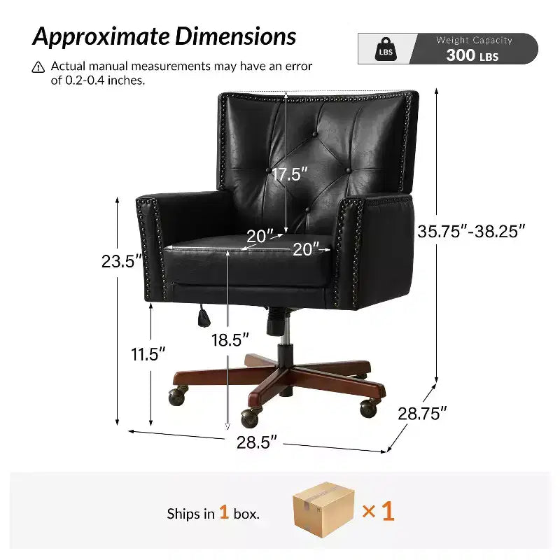 Mirabelle Transitional Office Chair|HULALA HOME