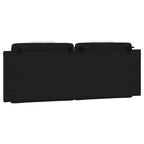 vidaXL Headboard Cushion Hanging Upholstered Pillow Back Bedroom Faux Leather