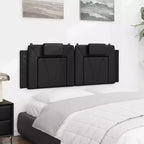 vidaXL Headboard Cushion Hanging Upholstered Pillow Back Bedroom Faux Leather
