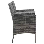 2-Seater Patio Sofa with Side Table in Various Colors
