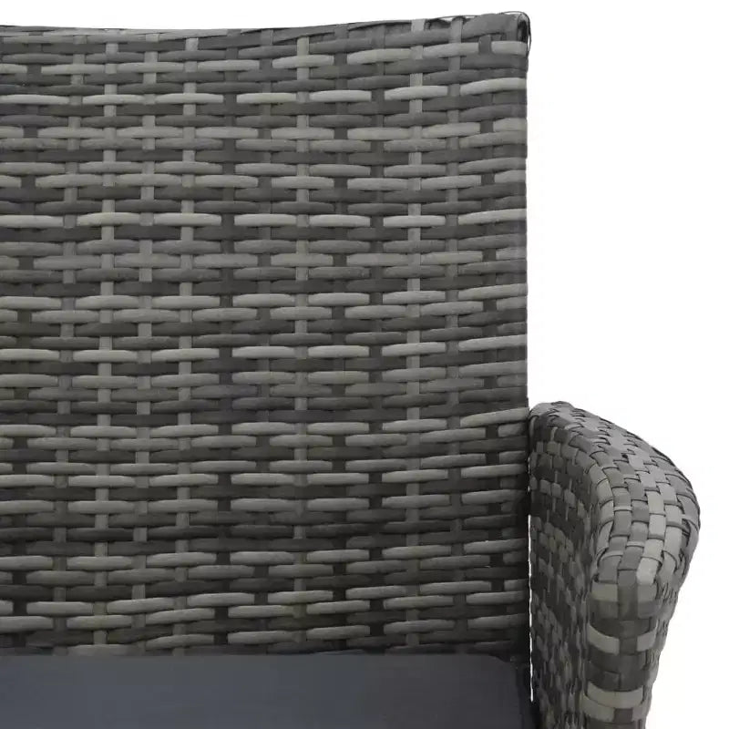 2-Seater Patio Sofa with Side Table in Various Colors