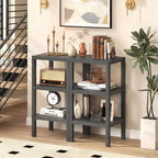 Costway 6-Tier Plastic Modular Storage Shelves Open Display Utility Shelving Unit