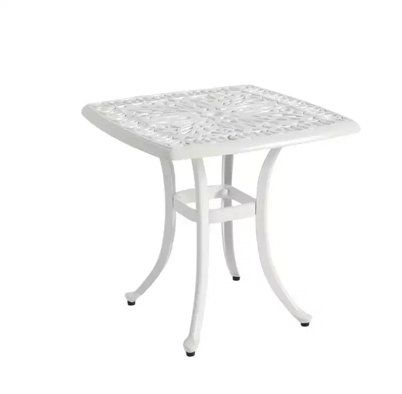Whisen 3 Piece Patio Rustproof Furniture Sets & Outdoor Aluminum 1 Round Table and 2 Chairs with Soft Cushion