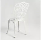 Whisen 3 Piece Patio Rust-Resistant Furniture Sets, Outdoor Aluminum 1 Round Table and 2 Chairs with Umbrella Hole