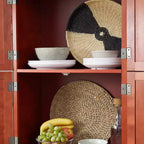 72-Inch Tall Storage Cabinet with 8 Doors and 4 Shelves for Living Room, Kitchen, or Office