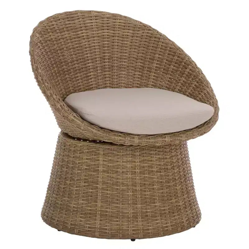 Drew Swivel Bistro Set - Indoor/Outdoor - PAT7544 - Natural/Taupe - Safavieh