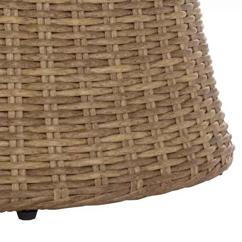 Drew Swivel Bistro Set - Indoor/Outdoor - PAT7544 - Natural/Taupe - Safavieh