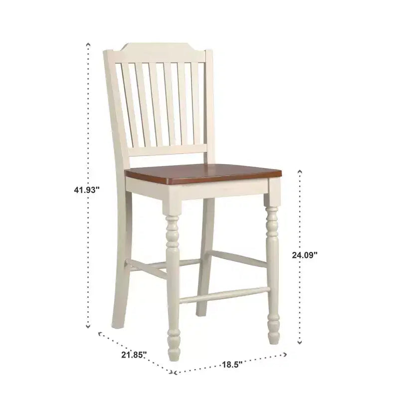 Countryside Two-Tone Counter Stools - Set of 2 - iNSPIRE Q