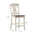 Countryside Two-Tone Counter Stools - Set of 2 - iNSPIRE Q