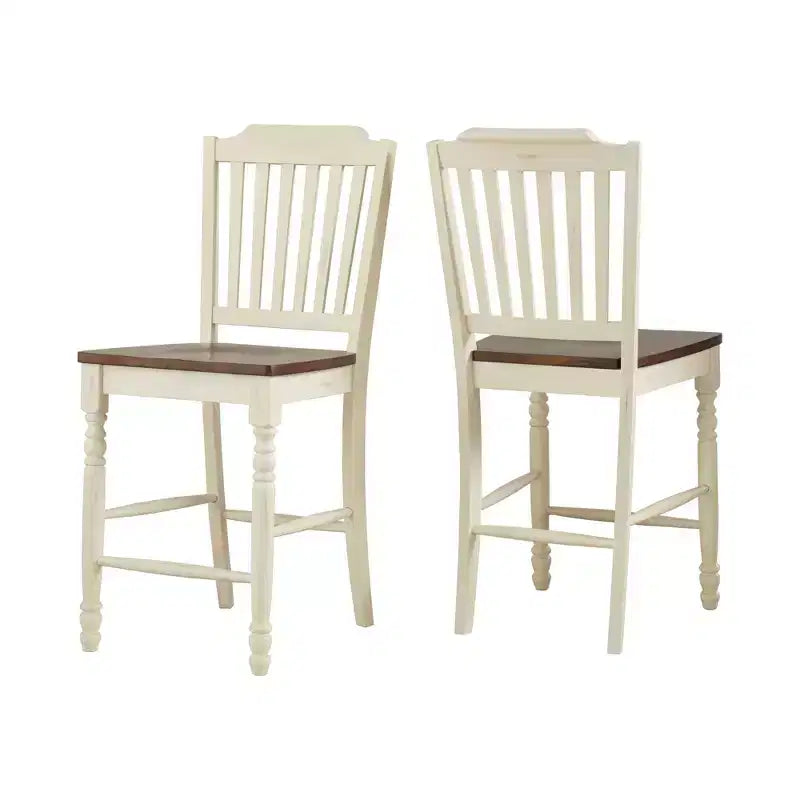 Countryside Two-Tone Counter Stools - Set of 2 - iNSPIRE Q