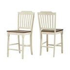Countryside Two-Tone Counter Stools - Set of 2 - iNSPIRE Q