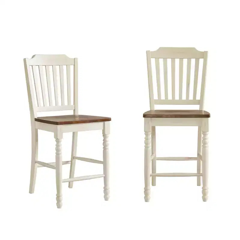 Countryside Two-Tone Counter Stools - Set of 2 - iNSPIRE Q