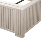 GDFStudio Alderwyn Modern Solid Wood Bed with Headboard