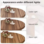 33.4 Small Round Coffee Table - 1.3 Thick Top with Fluted Legs, Accent Cocktail Table for Living Room Bedroom Easy Assembly