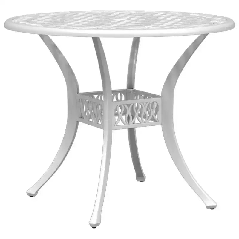 vidaXL Garden Dining Set 3 pcs Aluminium Outdoor Furniture Modern Patio