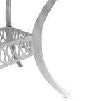 vidaXL Garden Dining Set 3 pcs Aluminium Outdoor Furniture Modern Patio