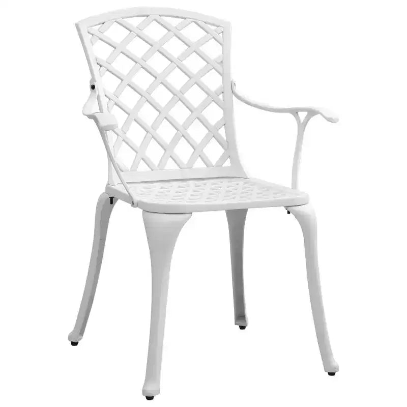 vidaXL Garden Dining Set 3 pcs Aluminium Outdoor Furniture Modern Patio