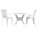 vidaXL Garden Dining Set 3 pcs Aluminium Outdoor Furniture Terrace Patio