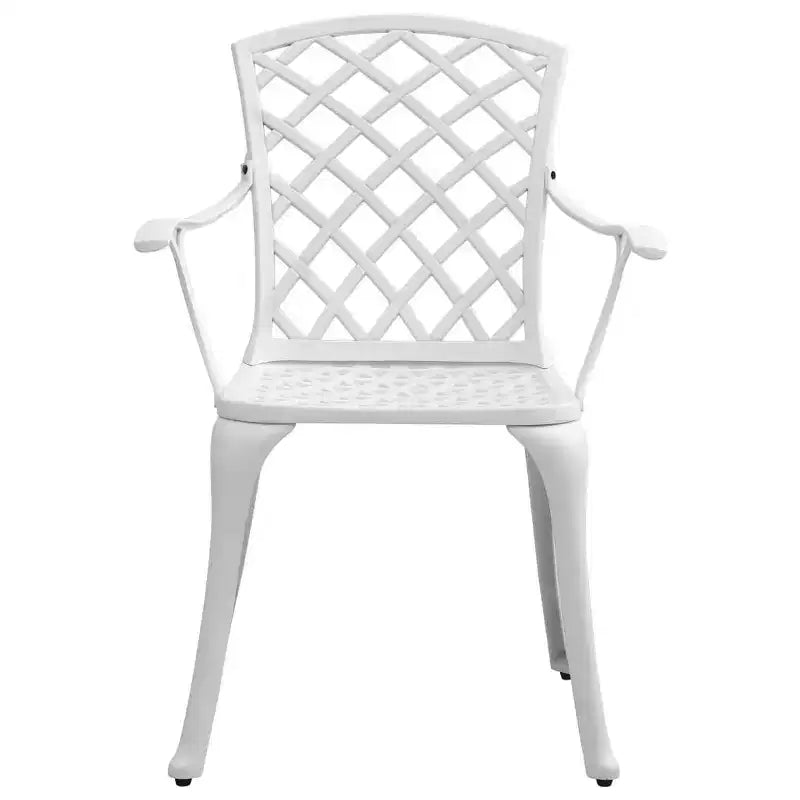 vidaXL Garden Dining Set 3 pcs Aluminium Outdoor Furniture Terrace Patio