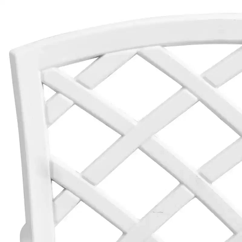 vidaXL Garden Dining Set 3 pcs Aluminium Outdoor Furniture Terrace Patio