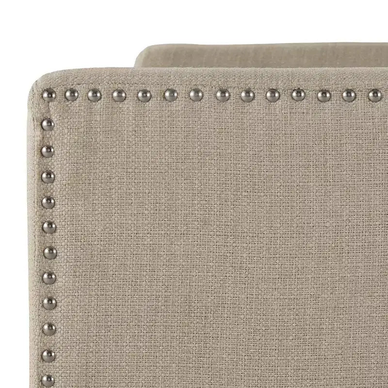 Halden Nailhead Swivel Accent Chair - iNSPIRE Q