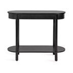 Kate and Laurel Koji Capsule Console Table, 36x14x30, Black