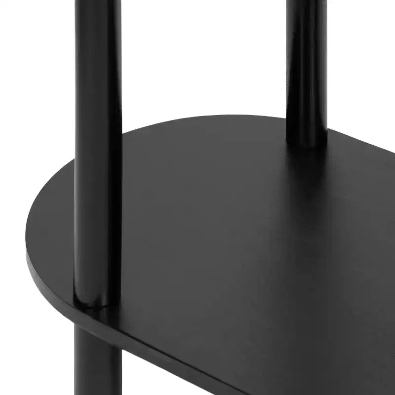 Kate and Laurel Koji Capsule Console Table, 36x14x30, Black