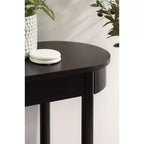 Kate and Laurel Koji Capsule Console Table, 36x14x30, Black