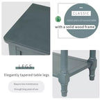 23.7in Narrow Console Table with 3 Drawers and Shelf, Sofa Table for Small Space Entryway or Living Room
