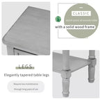 23.7in Narrow Console Table with 3 Drawers and Shelf, Sofa Table for Small Space Entryway or Living Room