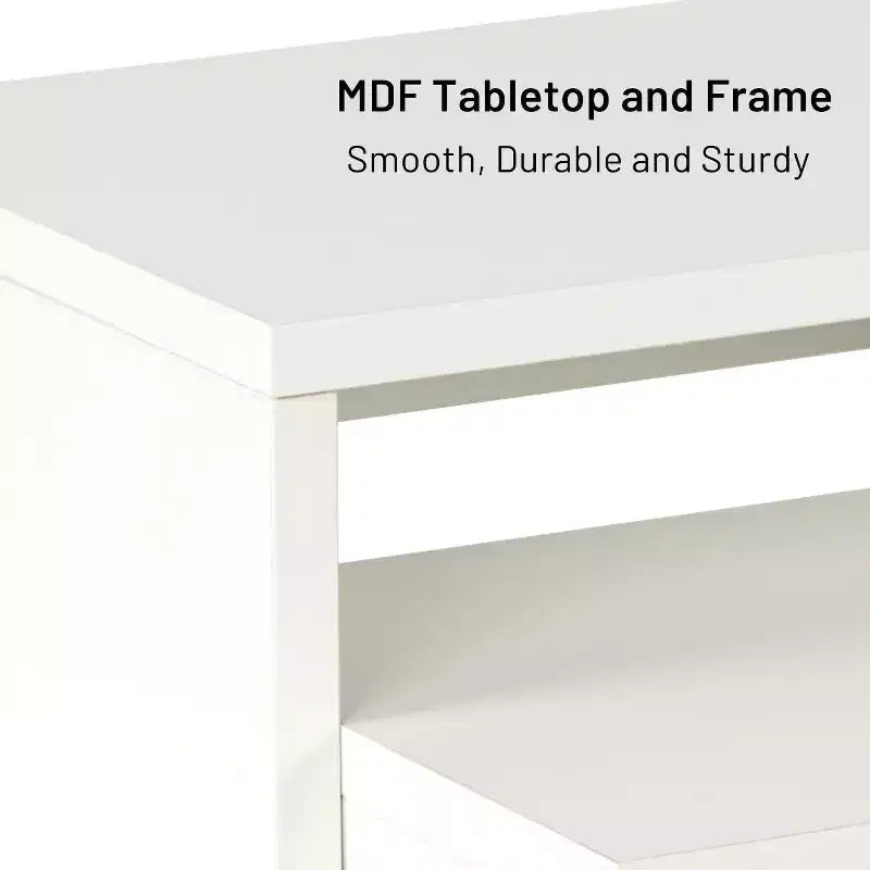 FurnitureR Dual-Tier Monitor Stand Riser, Ergonomic Computer Monitor Stand with Storage Shelf, Desk Organizer for Laptop, PC, and Office Supplies