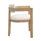 Christopher Knight Home Shankar Modern 5 Piece Round Dining Table Set with Rubberwood Upholstered Chairs