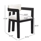 Christopher Knight Home Shankar Modern 5 Piece Round Dining Table Set with Rubberwood Upholstered Chairs