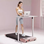 DeerRun Q2 Urban 7% Incline Mini Under desk wakling pad 14.96*35.43inches Belt With App & LED Display