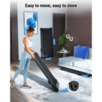 DeerRun Q2 Urban 7% Incline Mini Under desk wakling pad 14.96*35.43inches Belt With App & LED Display