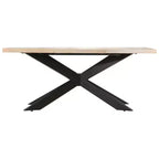 vidaXL Dining Table - Solid Reclaimed Wood