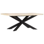 vidaXL Dining Table - Solid Reclaimed Wood