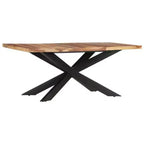 vidaXL Dining Table - Solid Reclaimed Wood