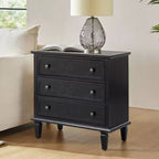 Teodosia 3-Drawer End Tbale|Hulala Home-BLACK