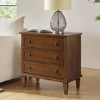 Teodosia 3-Drawer End Tbale|Hulala Home-BLACK