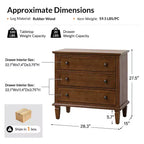 Teodosia 3-Drawer End Tbale|Hulala Home-BLACK