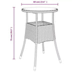 vidaXL Garden Bistro Set