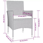 vidaXL Garden Bistro Set