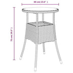 vidaXL Garden Bistro Set