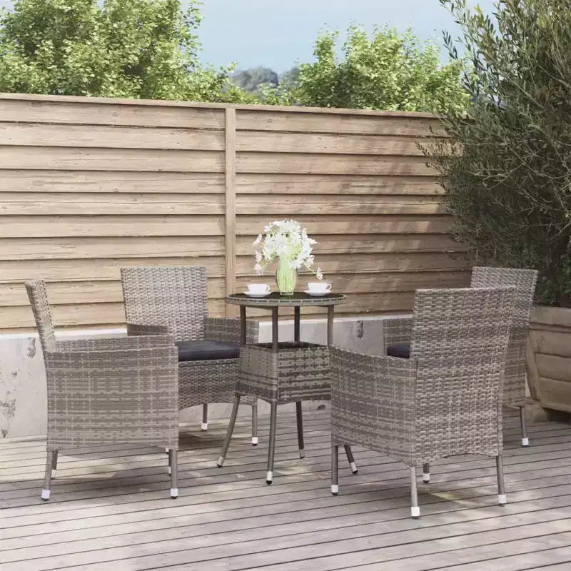 vidaXL Garden Bistro Set