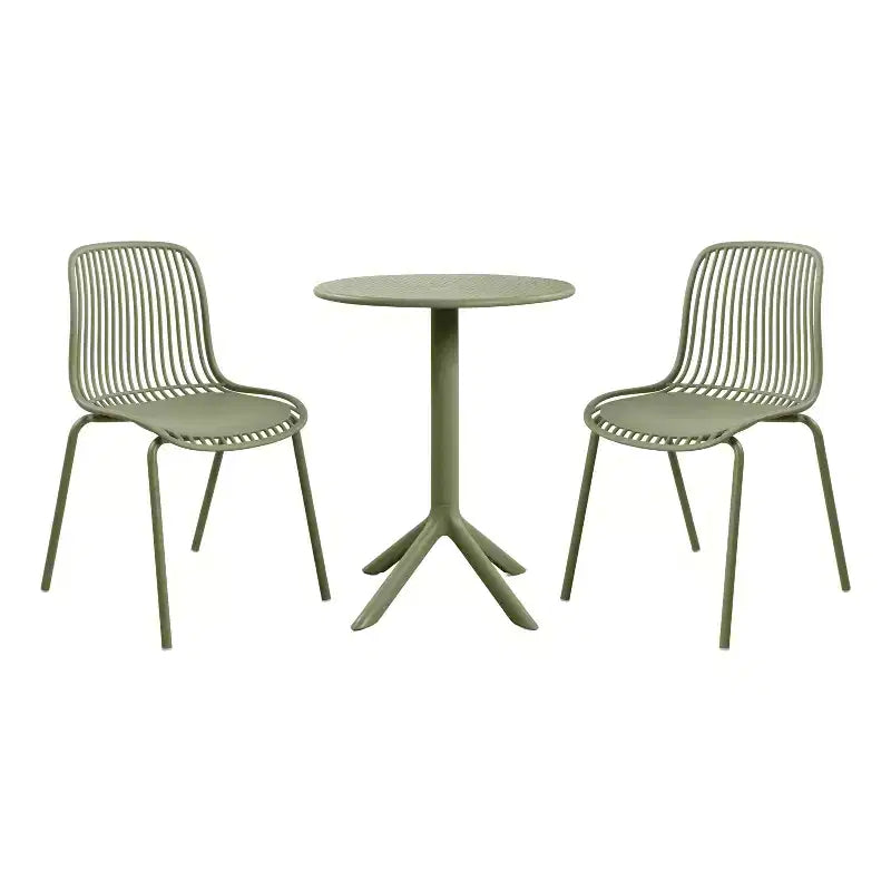 Christopher Knight Home Marisol Outdoor 3 Piece Iron and Plastic Bistro Set