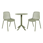 Christopher Knight Home Marisol Outdoor 3 Piece Iron and Plastic Bistro Set