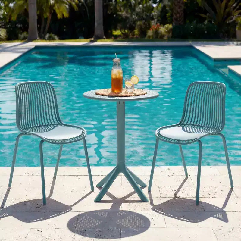 Christopher Knight Home Marisol Outdoor 3 Piece Iron and Plastic Bistro Set