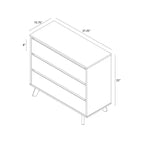 Max & Lily Scandinavian 3-Drawer Dresser