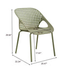 Christopher Knight Home Kevork 3 Piece Iron and Plastic Outdoor Bistro Set